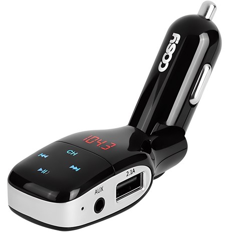 코시 유로 블루투스 카팩 FM USB2포트, AT3315BT, 블랙-추천-상품