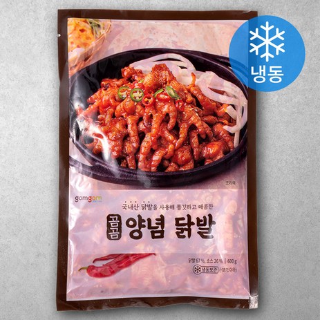 곰곰 양념 닭발 (냉동), 600g, 1개-추천-상품