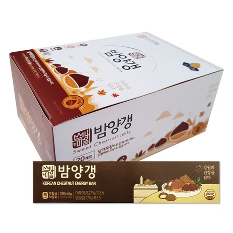 산내마을 밤양갱, 800g, 1개-추천-상품