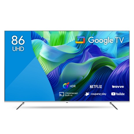 더함 4K UHD TV + 각도조절 브라켓, 217cm, NA862UHD SMART HOME120 24K1, 벽걸이형, 방문설치-추천-상품