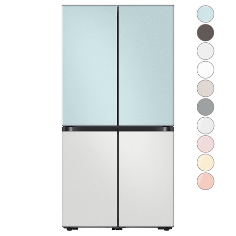 [색상선택형] 삼성전자 비스포크 4도어 냉장고 869L 방문설치, RF85C91J1AP-추천-상품