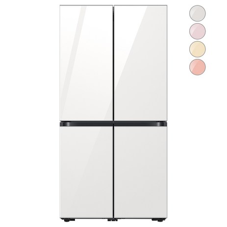 [색상선택형] 삼성전자 비스포크 4도어 프리스탠딩 양문형 냉장고 870L 방문설치, RF85C9101AP-추천-상품