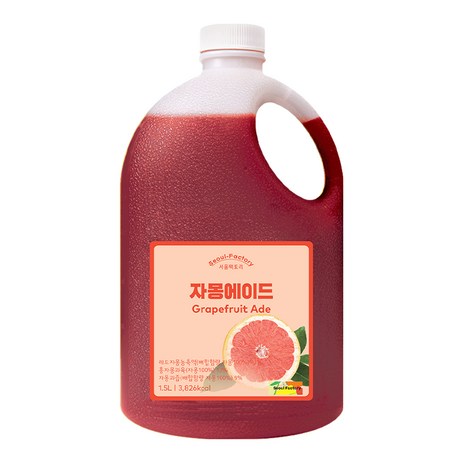 서울팩토리 자몽에이드, 1.5L, 1개-추천-상품