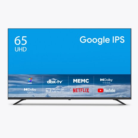 더함 4K UHD LED IPS 구글 OS SMART HOME60 24K1 TV, 165cm(65인치), NA652UHD, 스탠드형, 방문설치-추천-상품