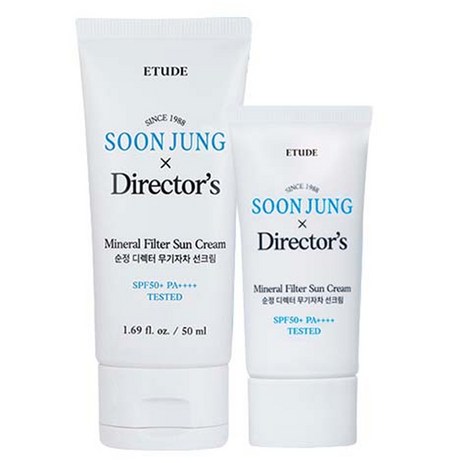 에뛰드 순정 디렉터 무기자차 선크림 SPF50+ PA++++ 50ml + 20ml 기획세트, 1세트-추천-상품
