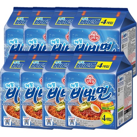 오뚜기 메밀비빔면 130g, 32개-추천-상품