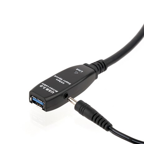 넥스트 USB3.0 리피터 케이블 + 아답터 NEXT-USB10U3PW, 1개, 10m-추천-상품