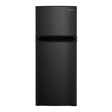 클라윈드 슬림형 2도어 일반형 냉장고 155L 방문설치, 블랙 메탈, KRDT155BEH1-추천-상품