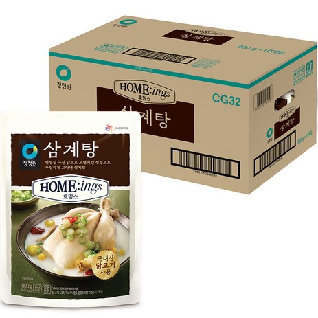 대상 청정원 호밍스 삼계탕, 10개, 800g-추천-상품