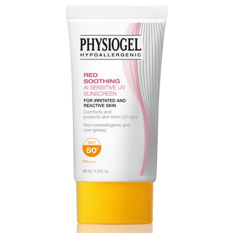 피지오겔 레드 수딩 AI 선스크린 SPF50+ PA+++, 40ml, 1개-추천-상품