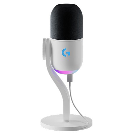 로지텍 YETI GX RGB 게이밍 마이크, 화이트, 988-000578(화이트)-추천-상품