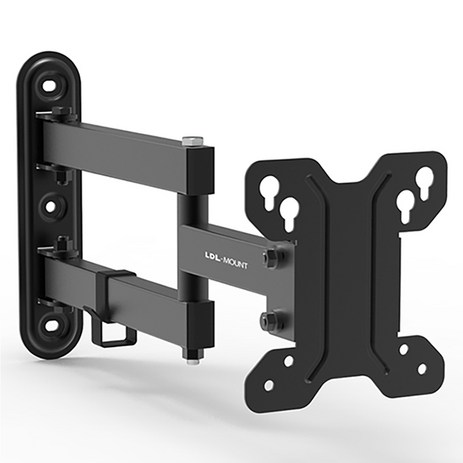 엘디엘마운트 상하좌우 각도 조절 벽걸이 TV 모니터 브라켓 거치대, APL-B013, 1개-추천-상품