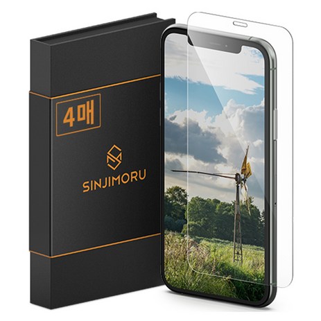 신지모루 2.5D 강화유리 휴대폰 액정보호필름 4p, 1세트-추천-상품