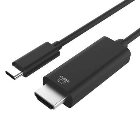 홈플래닛 USB 3.1 C타입 to HDMI 4K 60Hz 미러링 케이블, 2m, 1개, 블랙-추천-상품