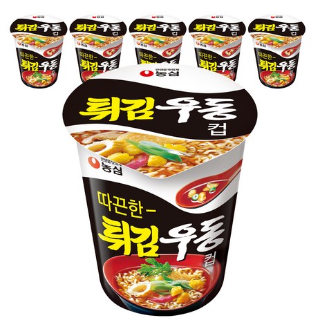 농심 튀김우동 컵면, 62g, 6개-추천-상품