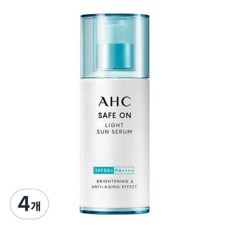 AHC 세이프온 라이트 선세럼 SPF50+ PA++++, 40ml, 4개-추천-상품