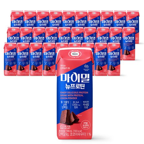 대상웰라이프 마이밀 뉴프로틴 딥초코, 190ml, 30개-추천-상품