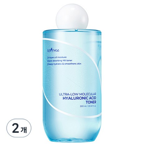 이즈앤트리 초저분자 히아루론산 토너, 300ml, 2개-추천-상품