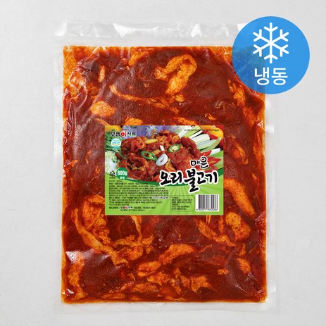 맛잽이식품 매운오리불고기 (냉동), 800g, 1봉-추천-상품