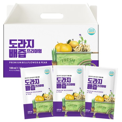 물없이 통째로 만든 도라지배즙 프리미엄, 3000ml, 1개-추천-상품