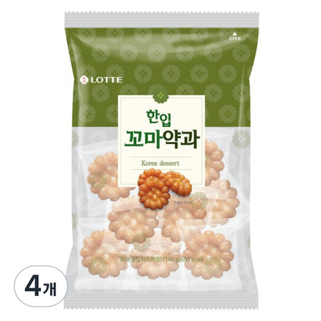 한입꼬마약과, 140g, 4개-추천-상품