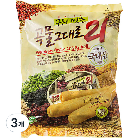 곡물그대로21 크리스피롤, 650g, 3개-추천-상품