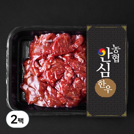 농협안심한우 정육 세절 1등급 국거리용 (냉장), 300g, 2팩-추천-상품