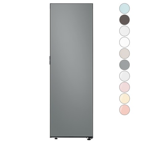[색상선택형]-삼성전자-비스포크-키친핏-1도어-냉동고-우개폐-347L-방문설치-추천-상품