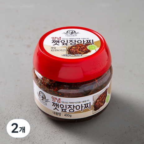 순창문옥례식품 양념 깻잎장아찌, 400g, 2개-추천-상품