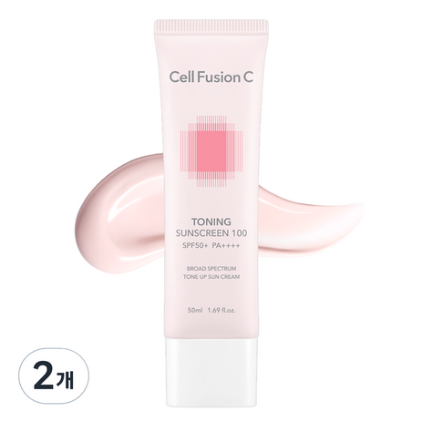 셀퓨전씨 토닝 썬 스크린 100 SPF50+ PA++++, 50ml, 2개-추천-상품