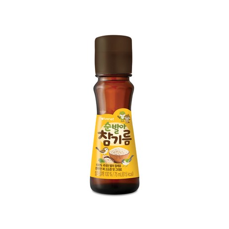 아이배냇 순 발아 참기름, 참깨, 75ml, 1개-추천-상품