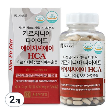 종근당건강 가르시니아 다이어트 HCA, 224정, 2개-추천-상품