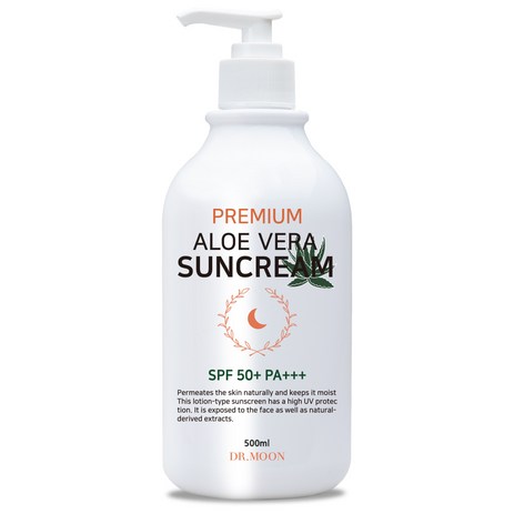 닥터문 프리미엄 대용량 알로에베라 선크림 SPF50+ PA+++, 500ml, 1개-추천-상품
