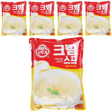 오뚜기 크림 스프, 1kg, 5개-추천-상품