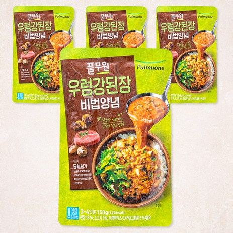 풀무원 우렁 강된장, 150g, 4입-추천-상품