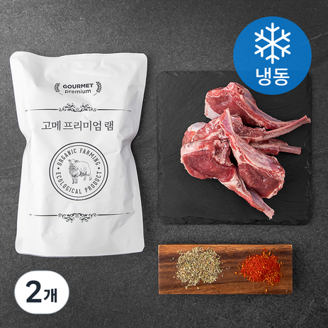 고메 호주산 프리미엄 양프랜치랙 구이용 (냉동), 400g, 2개-추천-상품