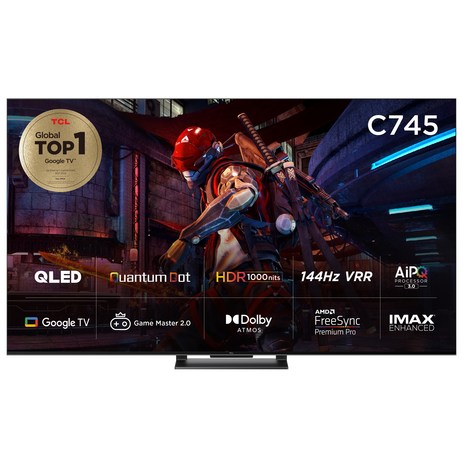 TCL-QLED-안드로이드-11-게이밍-TV-165cm-65C745-벽걸이형-방문설치-추천-상품