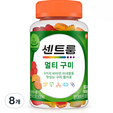 센트룸 멀티 구미 160g, 80정, 8개-추천-상품