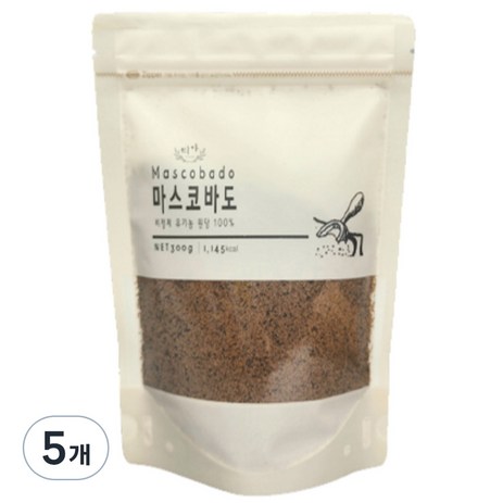 티아 마스코바도 설탕, 300g, 5개-추천-상품