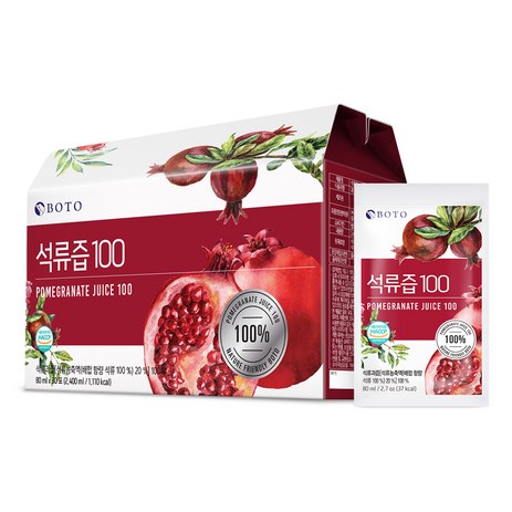 보뚜 석류즙 100, 80ml, 30개-추천-상품