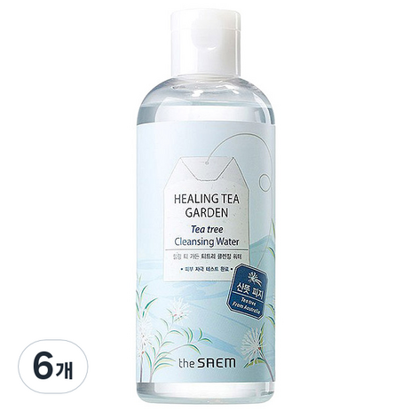 더샘 힐링 티 가든 티트리 클렌징 워터, 300ml, 6개-추천-상품