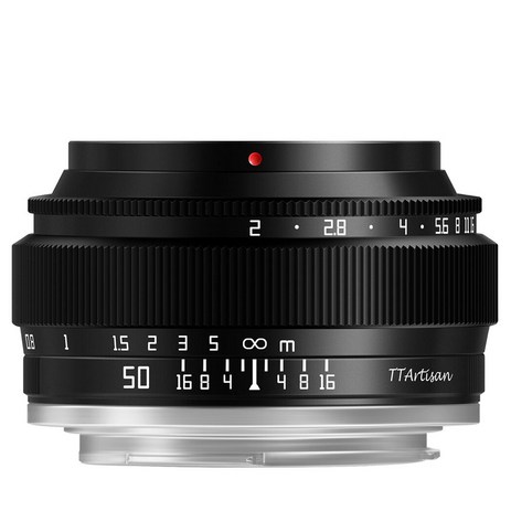 TTArtisan 후지필름 X마운트 렌즈 블랙 50mm F2.0-추천-상품