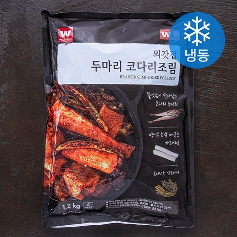 외갓집 두마리 코다리 조림 (냉동), 1.2kg, 1개-추천-상품