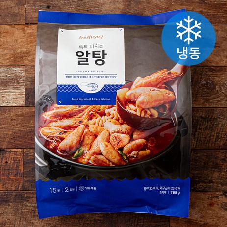 프레시지 톡톡 터지는 알탕 밀키트 (냉동), 765g, 1개-추천-상품