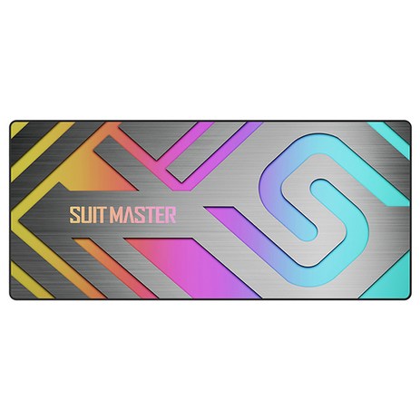 앱코 SUITMASTER 게이밍 장패드 GSM-350R, 레인보우, 1개-추천-상품