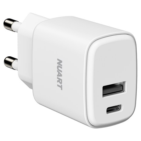 누아트-PD충전-20W-C타입-to-USB-A-2포트-멀티-고속충전기-어댑터-화이트-1개-추천-상품