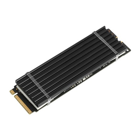 넥시 NVMe M2 SSD 방열판 NX1057, 블랙-추천-상품