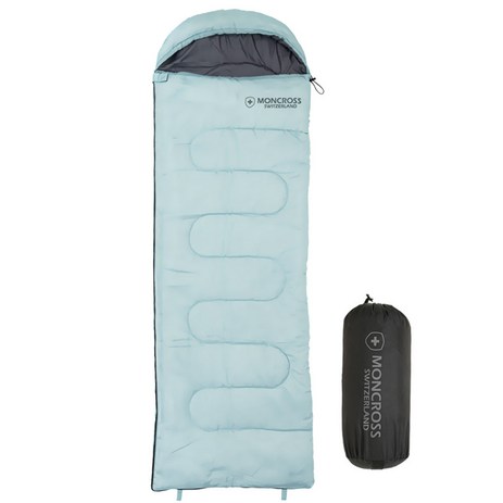 몽크로스 바젤 머미형 컴팩트 캠핑 침낭 + 압축가방, 민트, 1세트-추천-상품