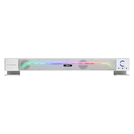 앱코 USB 타입 LED 컴팩트 사운드바, S600, 화이트-추천-상품