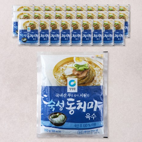 청정원 숙성 동치미 육수, 300g, 30개-추천-상품